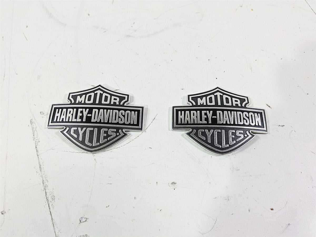 2017 Harley FLS Softail Slim Fuel Gas Petrol Tank Emblem Set 61400055 61400056 {{ shop.shopifyCountryName }} - Mototech271