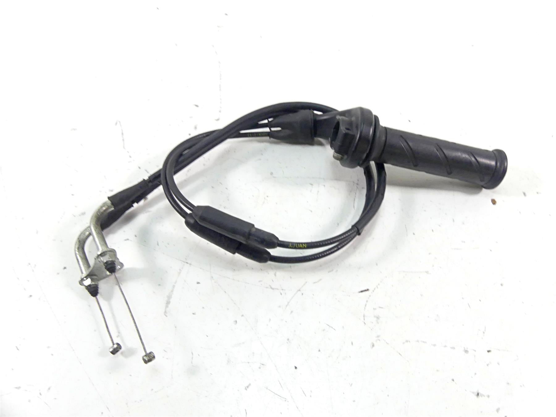 2013 Ducati Diavel Red Throttle Grip Handle Cables Set 65420161A {{ shop.shopifyCountryName }} - Mototech271