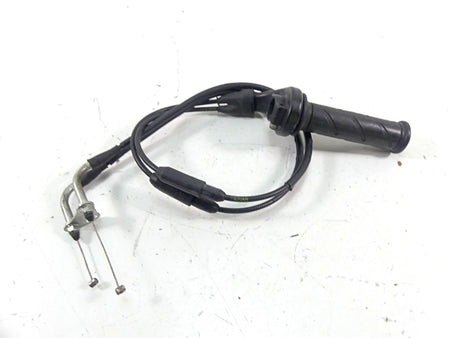 2013 Ducati Diavel Red Throttle Grip Handle Cables Set 65420161A {{ shop.shopifyCountryName }} - Mototech271