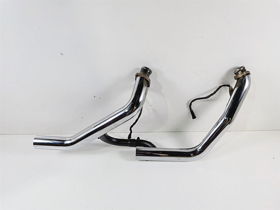 2007 Harley Dyna FXDB Street Bob Stock Exhaust Header Manifold Set 65631-06 {{ shop.shopifyCountryName }} - Mototech271