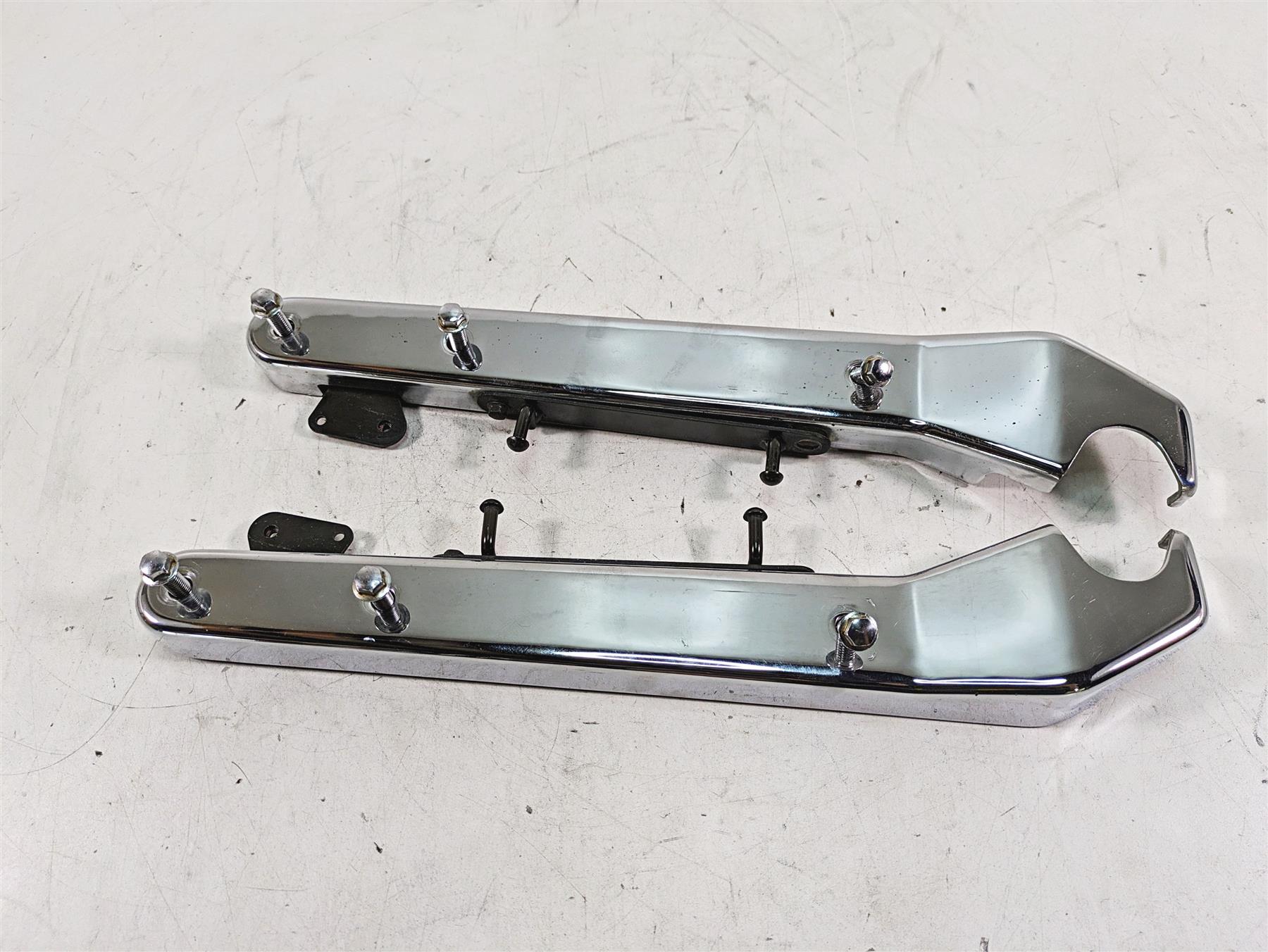 1997 Kawasaki VN1500 Vulcan Rear Fender Frame Struts Chrome Covers 32109-1158 {{ shop.shopifyCountryName }} - Mototech271