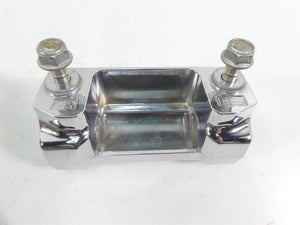 2005 Honda V-Twin VTX1800 S3 Chrome Handlebar Riser Holder Set 53131-MCV-R30 | Mototech271