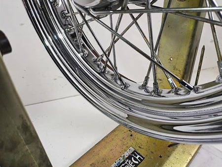 2016 Harley FLSTC Softail Heritage Front Wheel Rim & Cover 16x3 Wobble 41559-08 {{ shop.shopifyCountryName }} - Mototech271