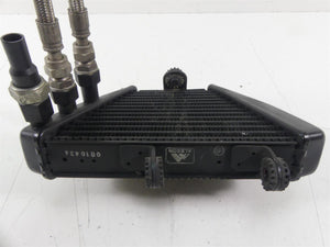 2015 Ducati Diavel Carbon Red Oil Cooler Radiator + Mount & Lines -Read 54840941 | Mototech271
