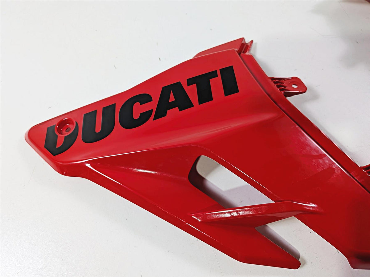2023 Ducati Streetfighter V4 Red Lower Oil Cooler Cover Fairing Set 4801A651A-Mototech271