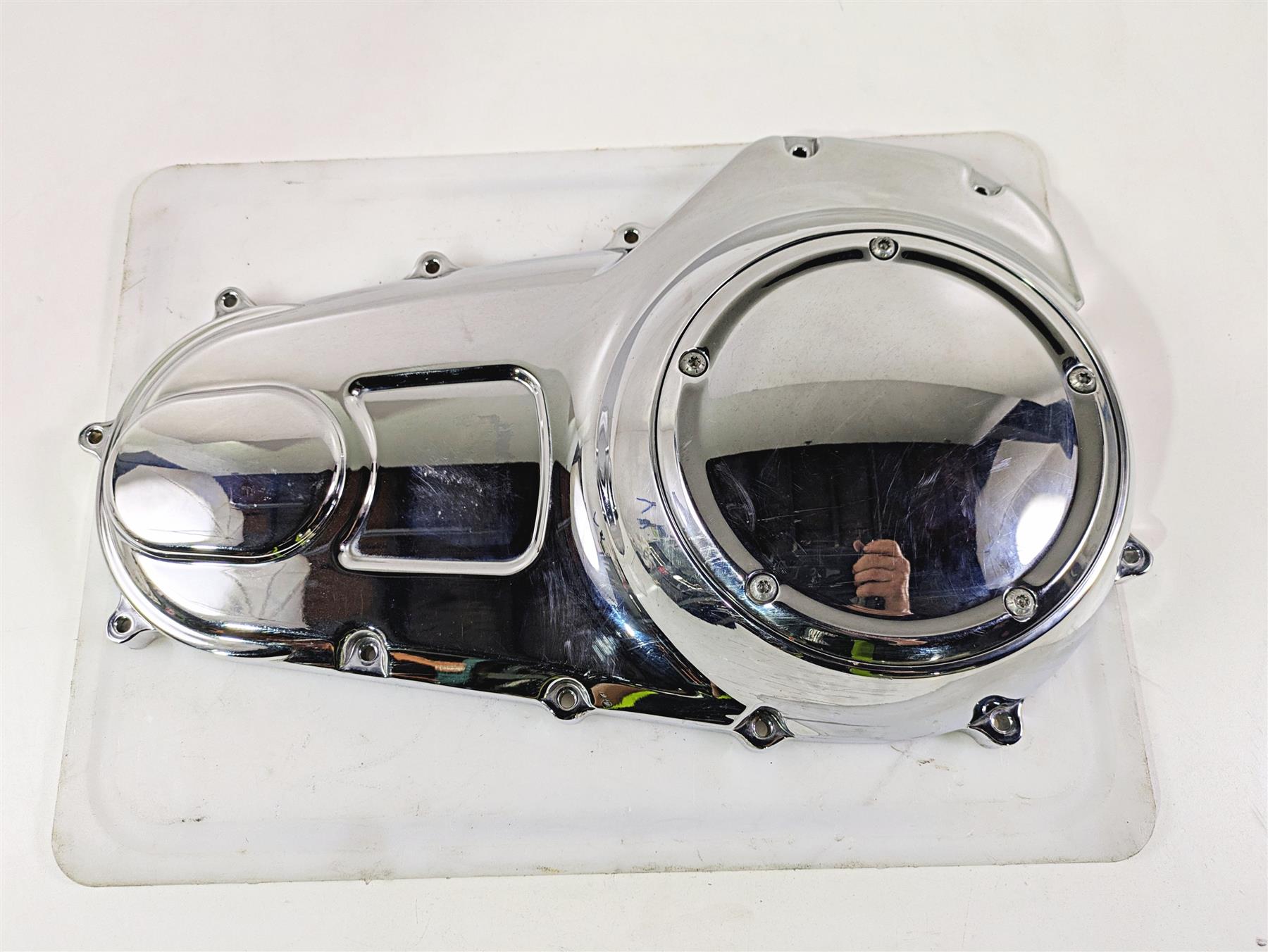 2016 Harley Touring FLHR Road King Outer Primary Drive Clutch Cover 25700387 {{ shop.shopifyCountryName }} - Mototech271