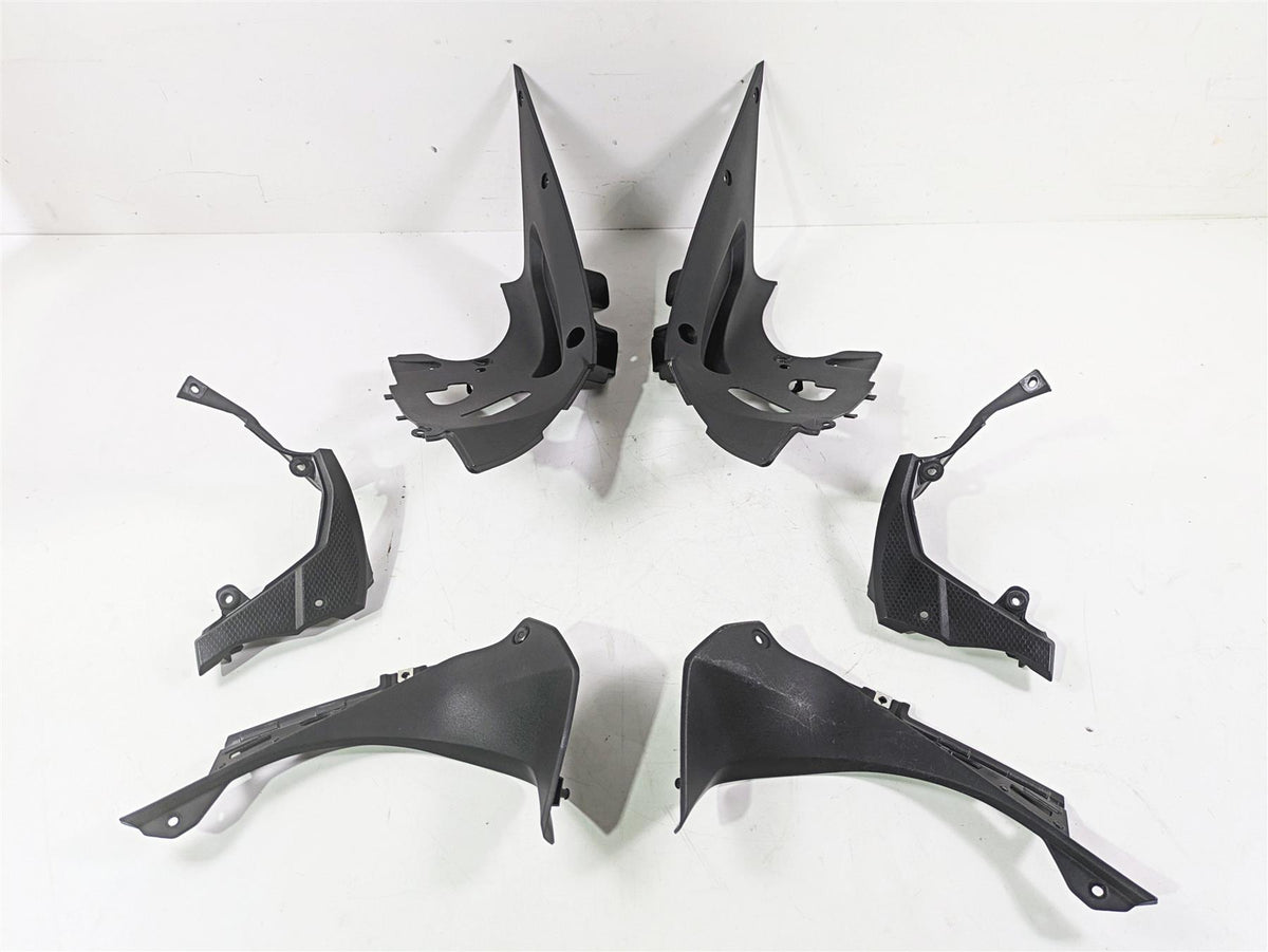 2020 Kawasaki ZX6R ZX636 Ninja Black Molded Plastic Infill Fairing Cover Set {{ shop.shopifyCountryName }} - Mototech271