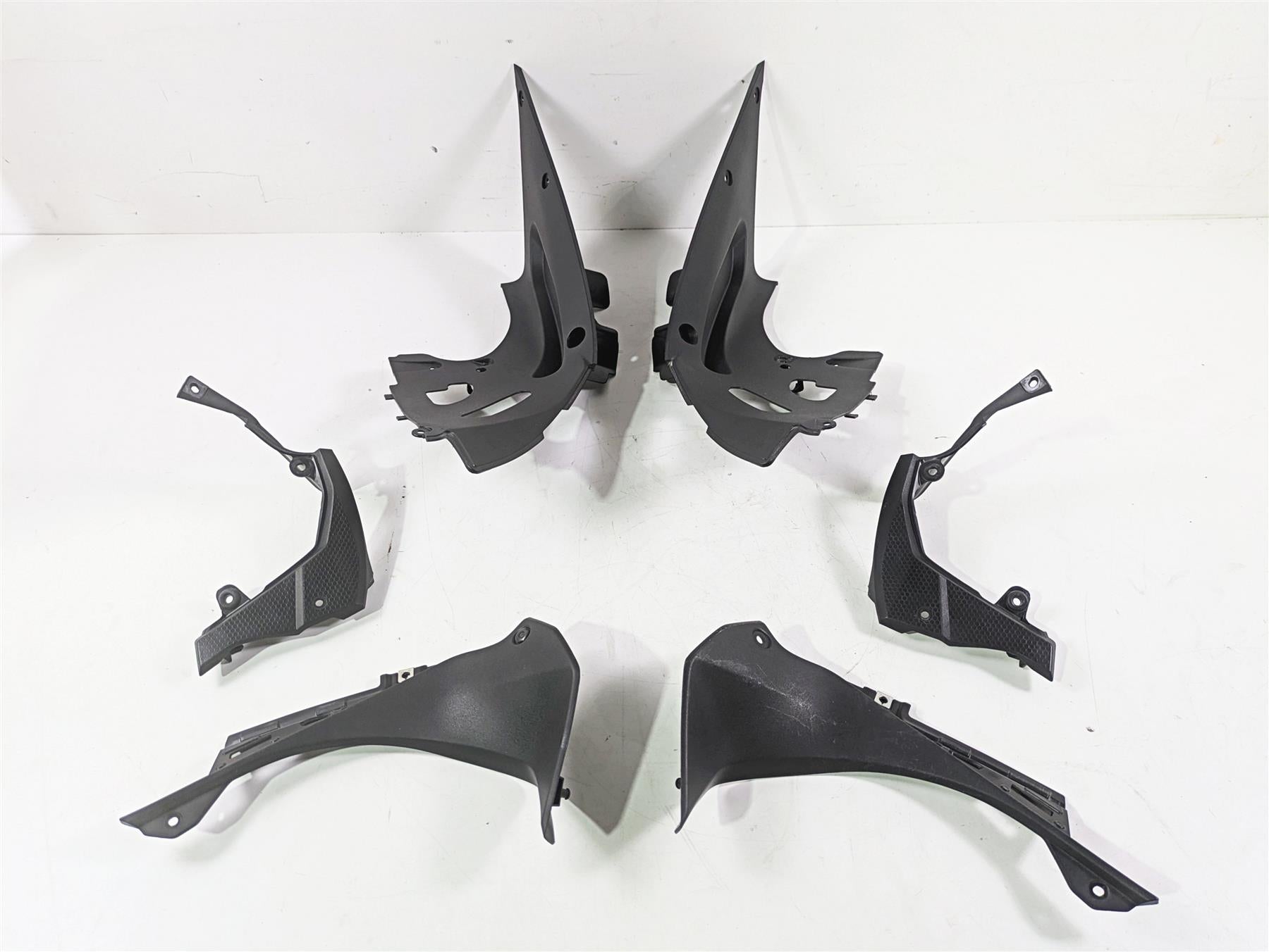 2020 Kawasaki ZX6R ZX636 Ninja Black Molded Plastic Infill Fairing Cover Set