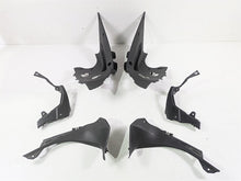 Load image into Gallery viewer, 2020 Kawasaki ZX6R ZX636 Ninja Black Molded Plastic Infill Fairing Cover Set
