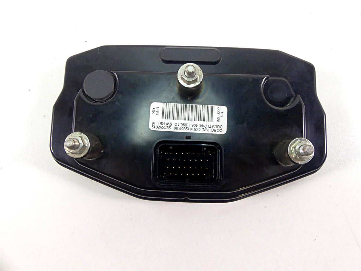 2012 Ducati Panigale 1199S Speedometer Gauge Instrument Cluster 17K 40610901D {{ shop.shopifyCountryName }} - Mototech271
