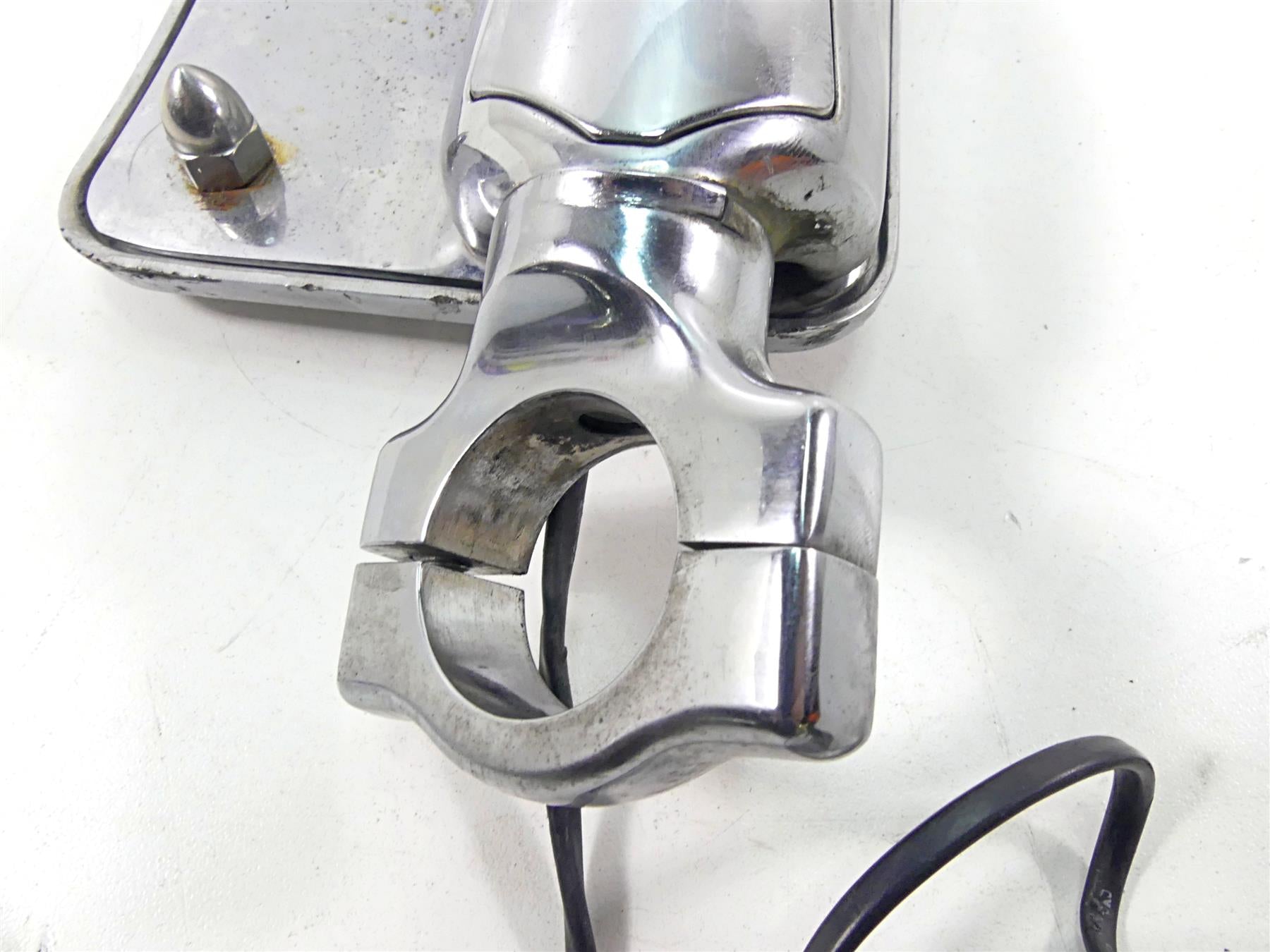 2011 Harley Softail FXS Blackline Curved Rear Side License Plate Holder - Read {{ shop.shopifyCountryName }} - Mototech271