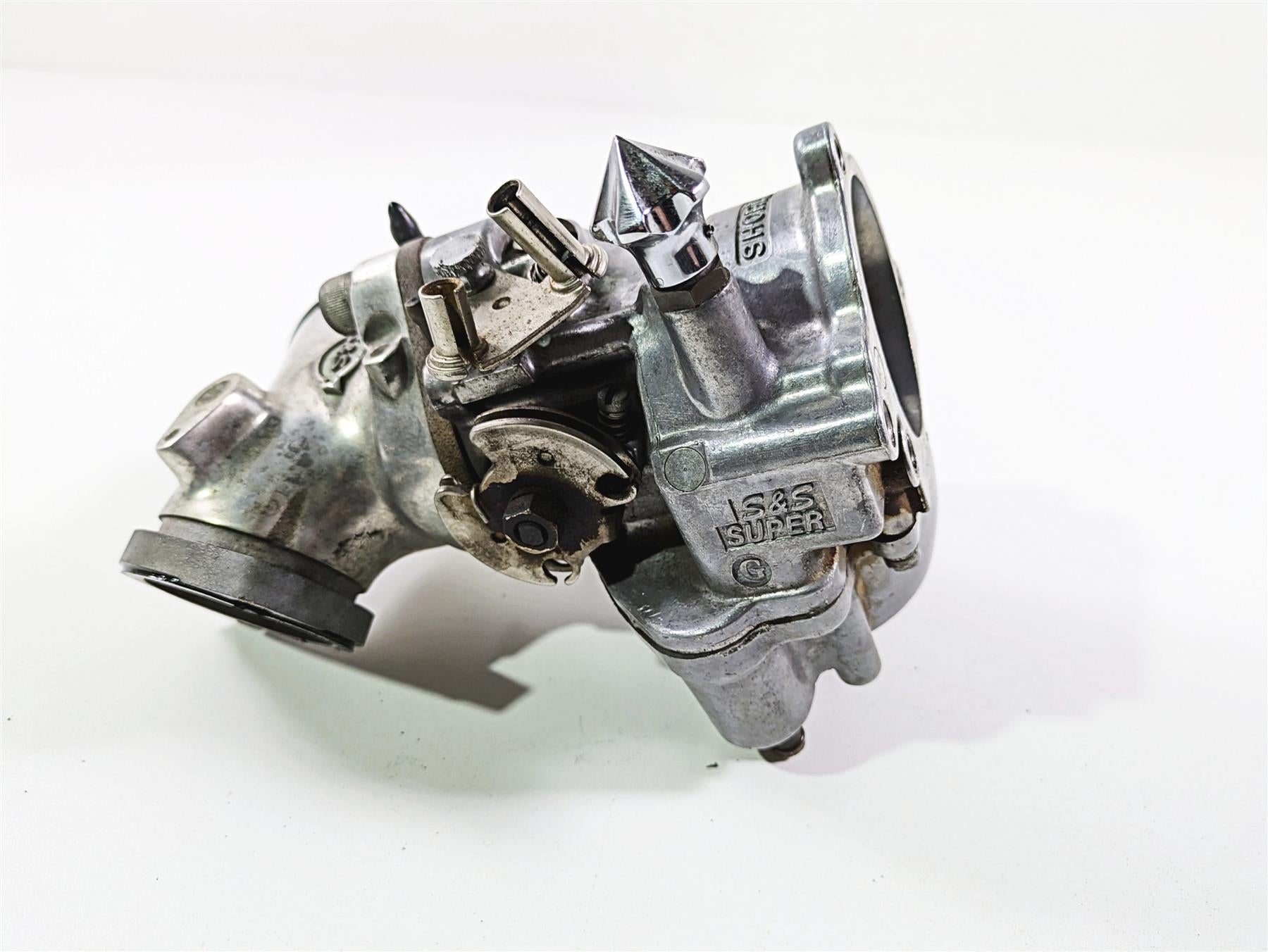 2004 Big Dog Chopper S&S Super G Carb Carburetor & Intake Set 11-0446 16-2526