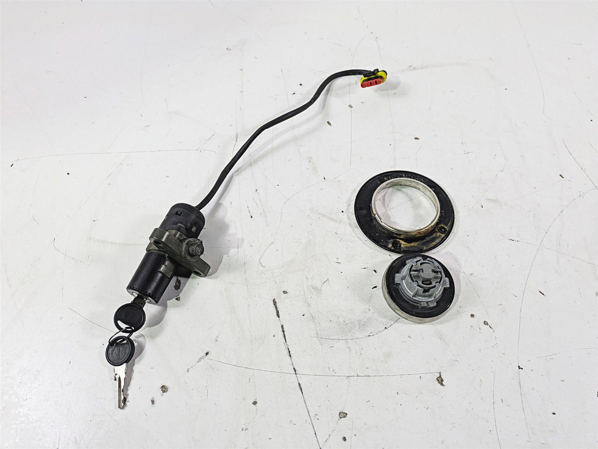 1998 Moto Guzzi California 1100 EV Ignition Switch Key Lock Cap Set GU03736801 {{ shop.shopifyCountryName }} - Mototech271