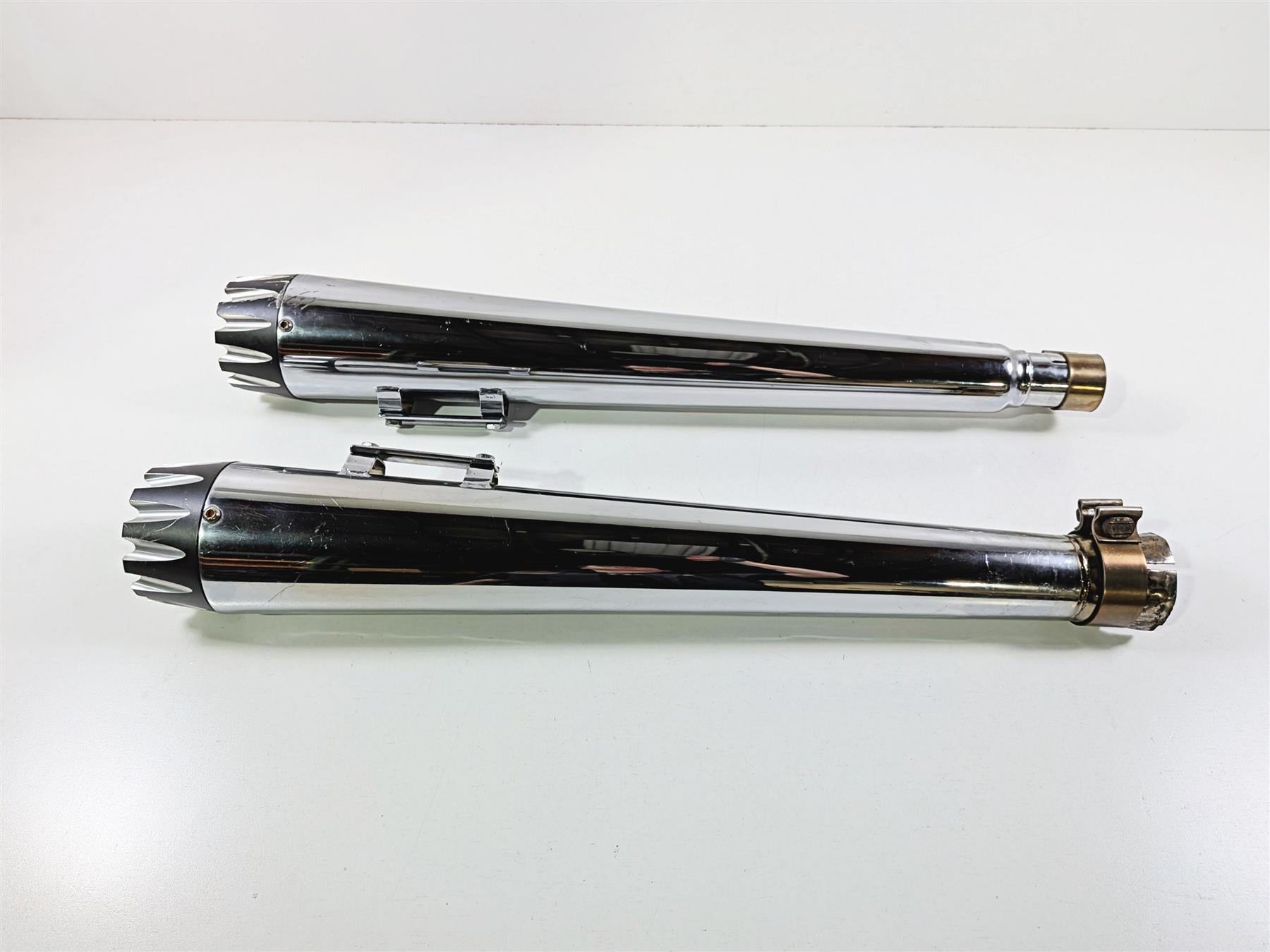 2018 Harley FLHTCU Touring Electra Glide Aftermarket Megaphone Slip On Mufflers-Mototech271