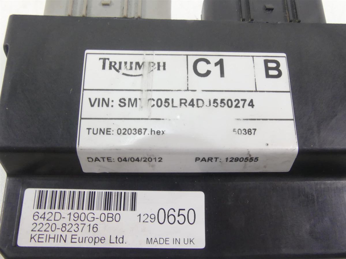 2013 Triumph Rocket 3 Touring Cdi Ecu Ecm Engine Control Module -Video T1290650 {{ shop.shopifyCountryName }} - Mototech271