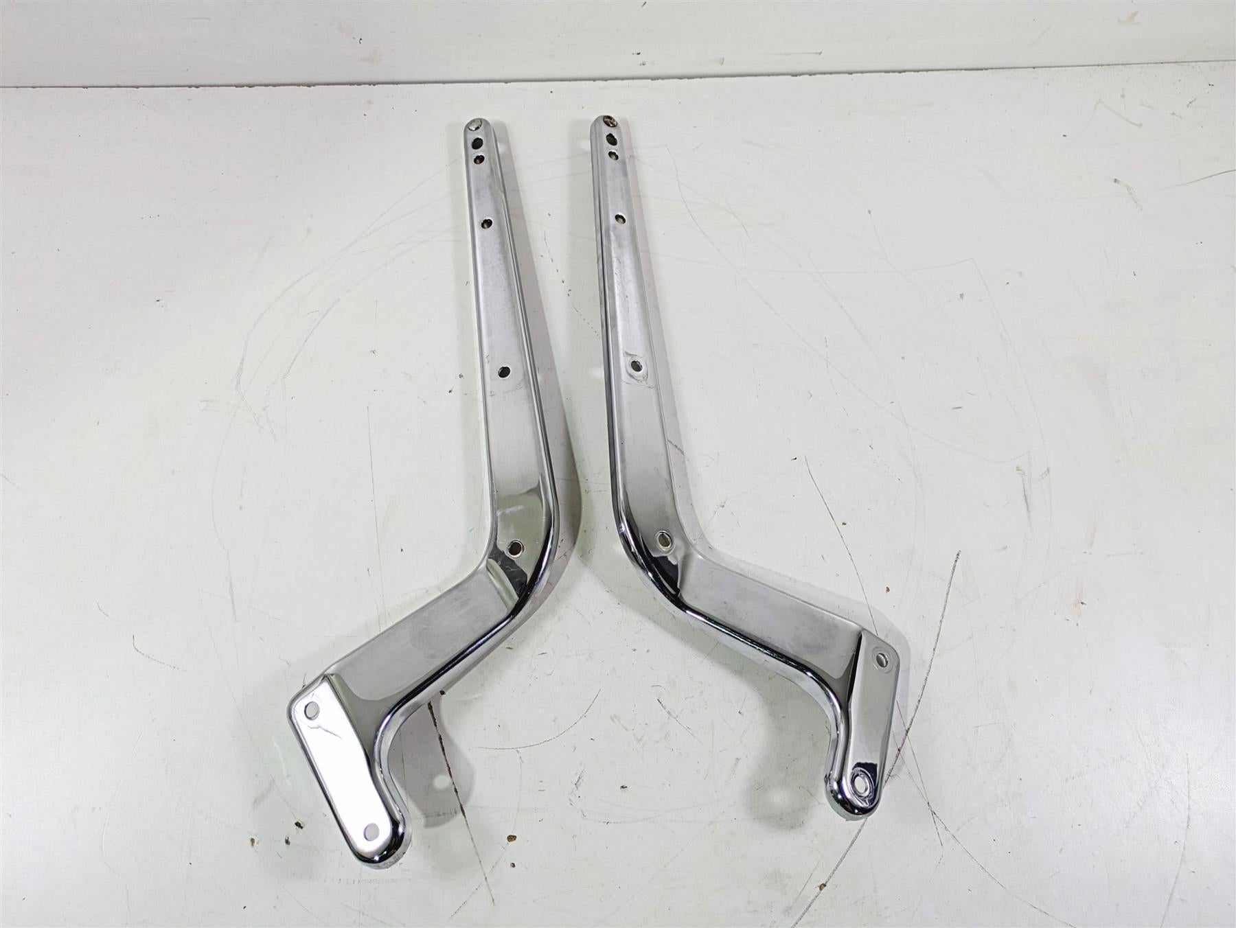 2008 Harley FLSTC 105TH Softail Heritage Rear Fender Chrome Strut Set 59955-08 {{ shop.shopifyCountryName }} - Mototech271
