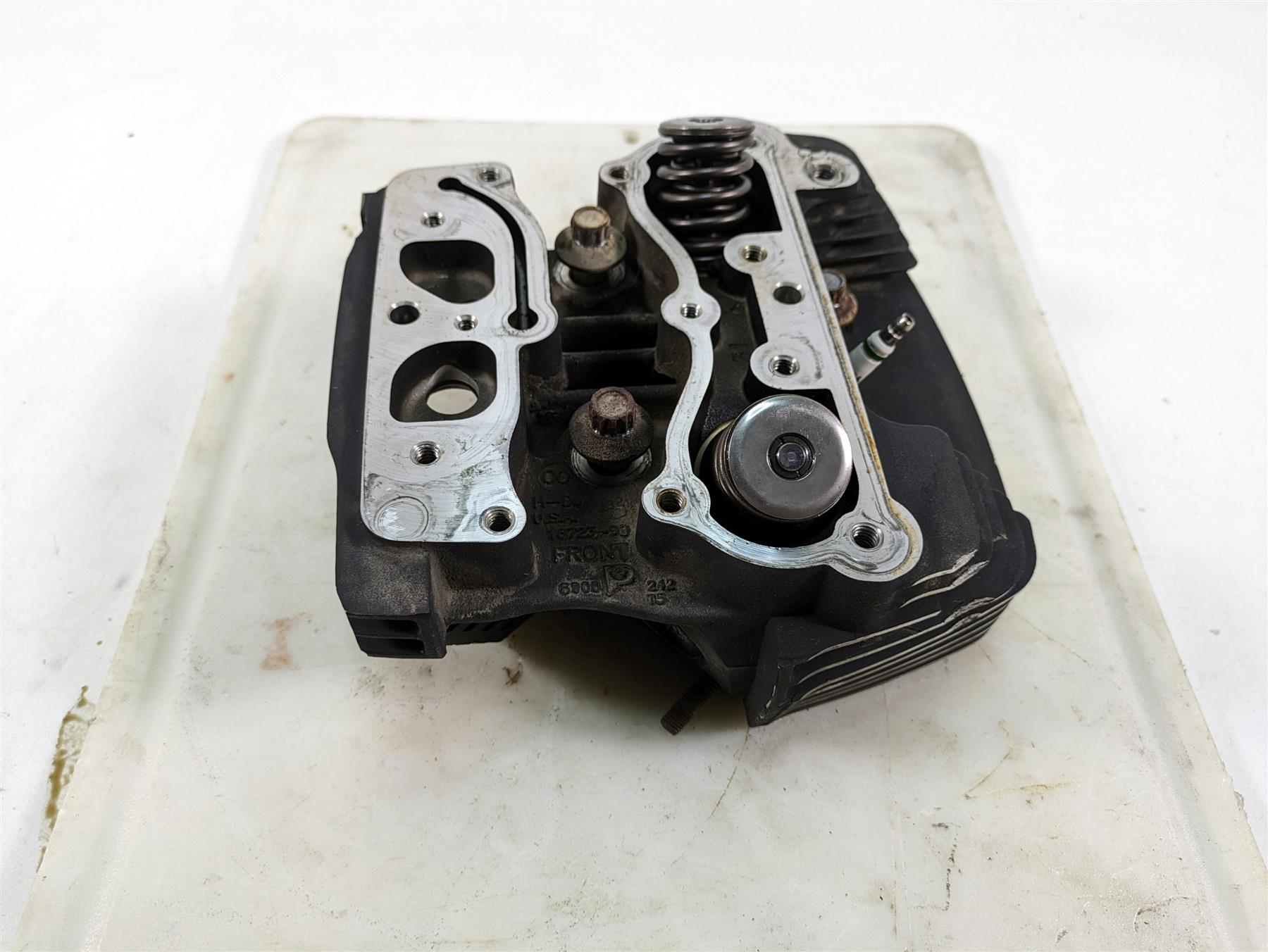2000 Harley Dyna FXDL Low Rider Front Cylinder Head 88ci -Fin Damage 16723-99 {{ shop.shopifyCountryName }} - Mototech271