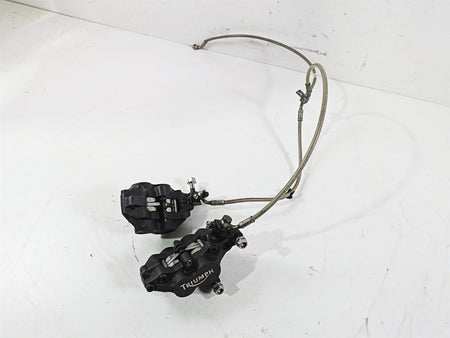 2006 Triumph Rocket 3 Front Brake Caliper Set & Lines T2020837 T2020388 {{ shop.shopifyCountryName }} - Mototech271