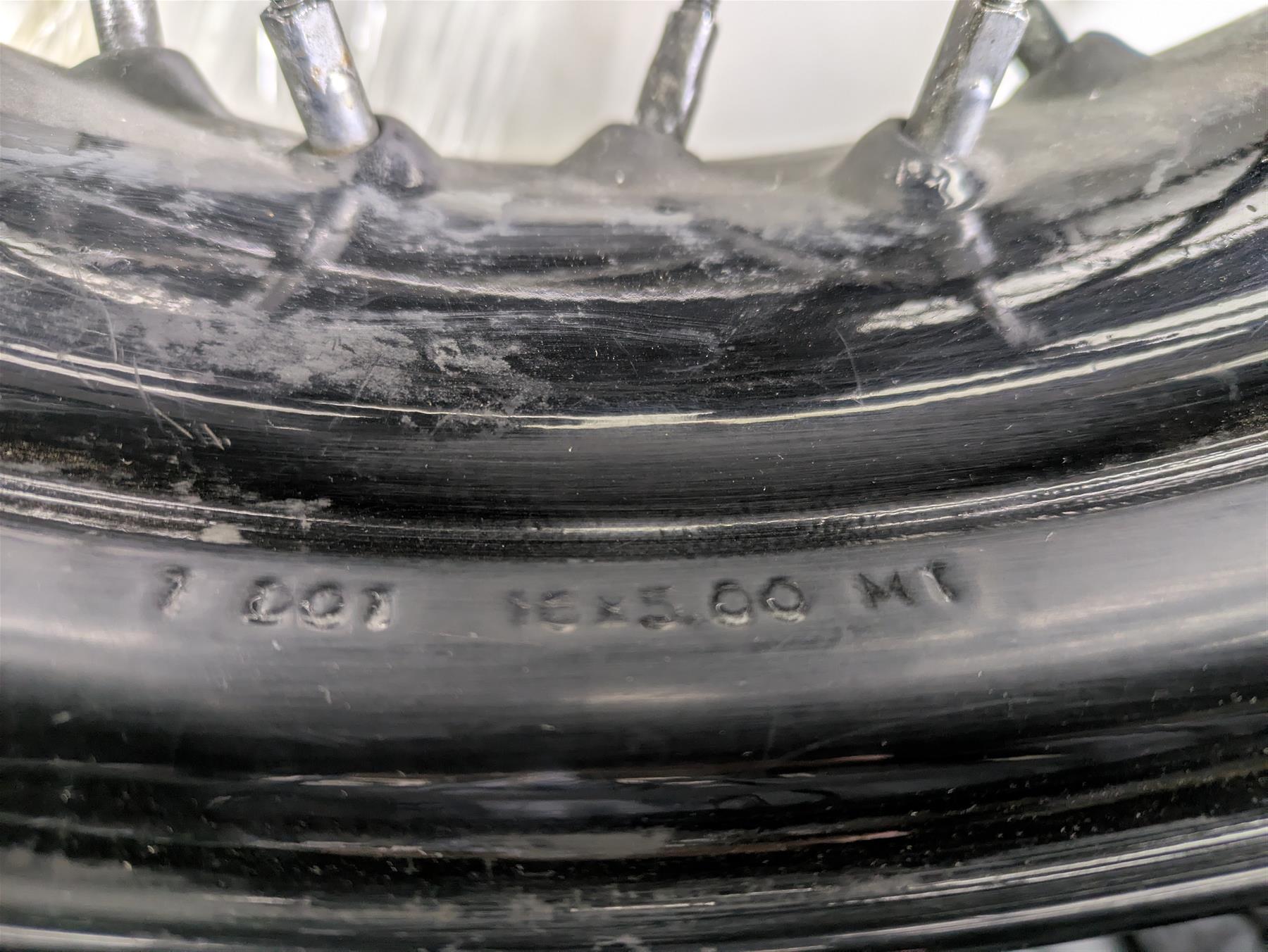2009 Harley Touring FLHX Street Glide 16x3 Front Wheel Rim - Runout 44609-09 {{ shop.shopifyCountryName }} - Mototech271