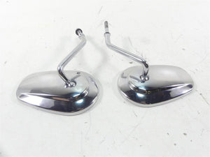 2014 Harley FXDL Dyna Low Rider Chrome Rear View Mirror Set 91840-03 91845-03