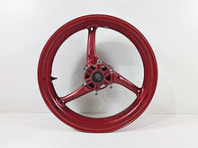 Load image into Gallery viewer, 2024 Suzuki GSXR600 Straight Front Wheel Rim Red 17x3.5 54111-14J00

