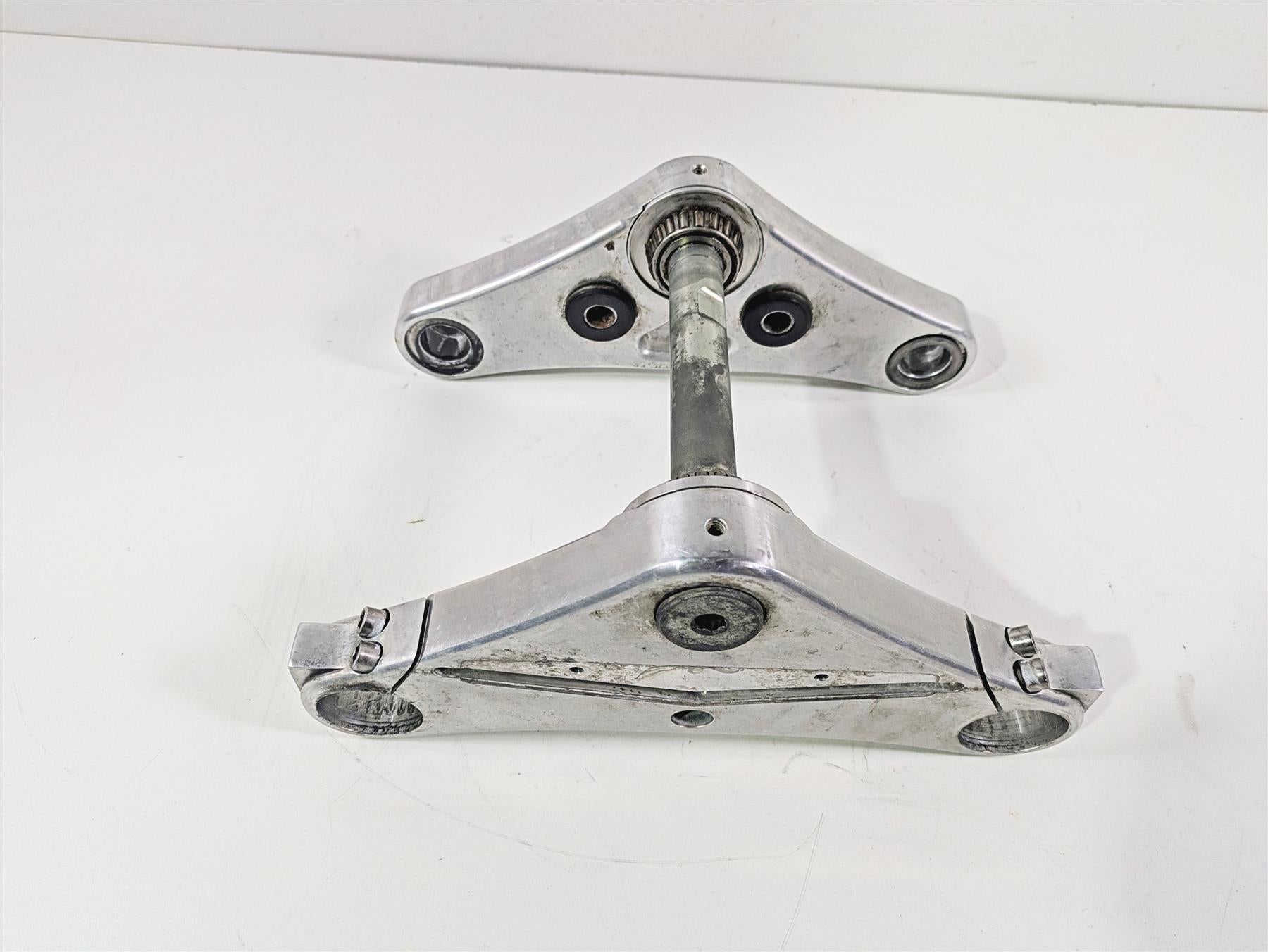 2002 Big Dog Pitbull Upper Lower Triple Tree Steering Clamp Set {{ shop.shopifyCountryName }} - Mototech271