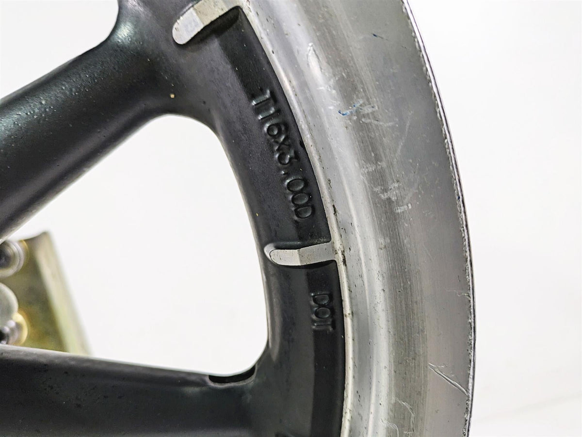 2003 Harley Touring FLHTCUI E-Glide 100th 16x3 Rear Wheel Cast 43402-00B {{ shop.shopifyCountryName }} - Mototech271
