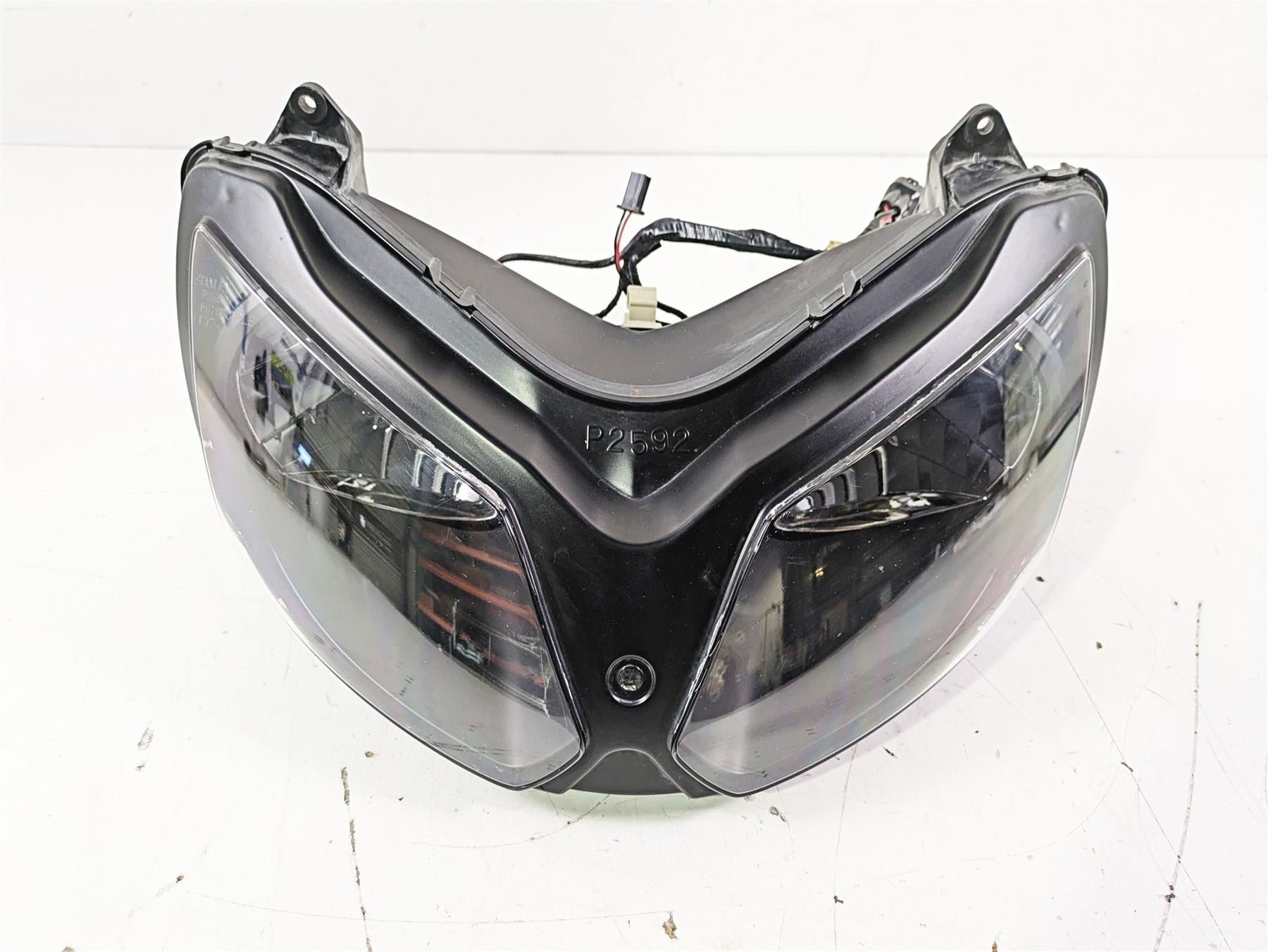 2005 Kawasaki ZX12R Ninja Headlight Head Light Lamp Lens Set 23007-1419 | Mototech271