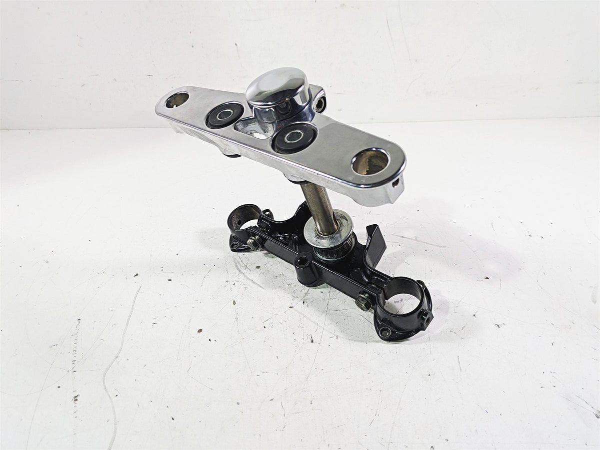 2005 Harley Softail FLSTFSE CVO Fat Boy Lower & Upper Triple Tree Set 45605-00A {{ shop.shopifyCountryName }} - Mototech271