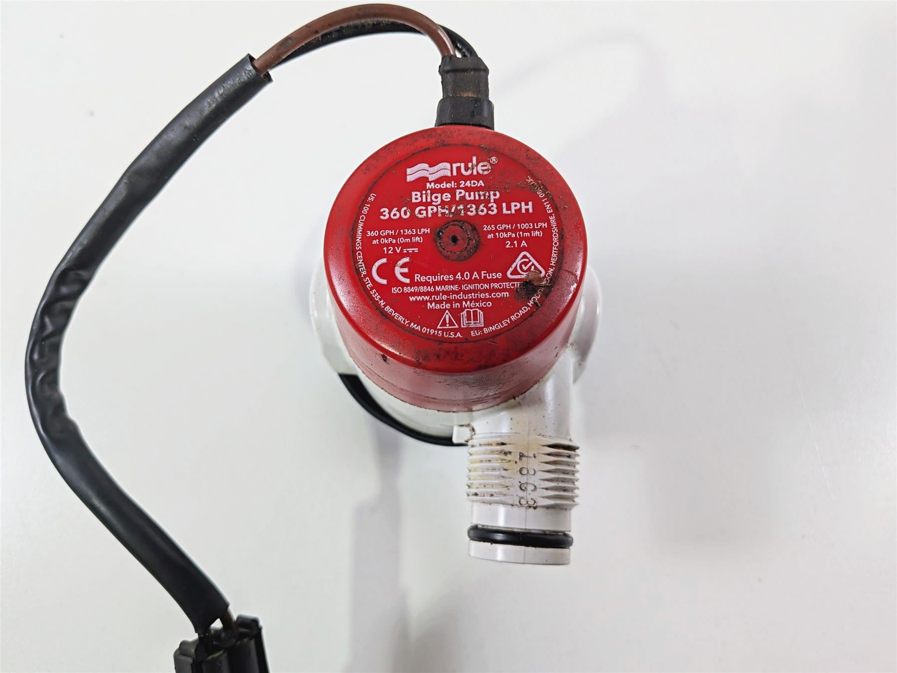 2019 Sea-Doo Spark 900 Trixx Rule Bilge Pump 24DA + Wiring Set 278003483 {{ shop.shopifyCountryName }} - Mototech271