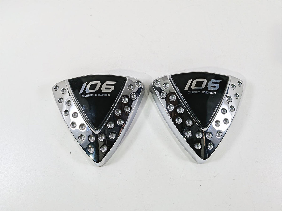 2013 Victory Vision Tour Left Right Triangle Chrome Side Cover Set 5245659 {{ shop.shopifyCountryName }} - Mototech271