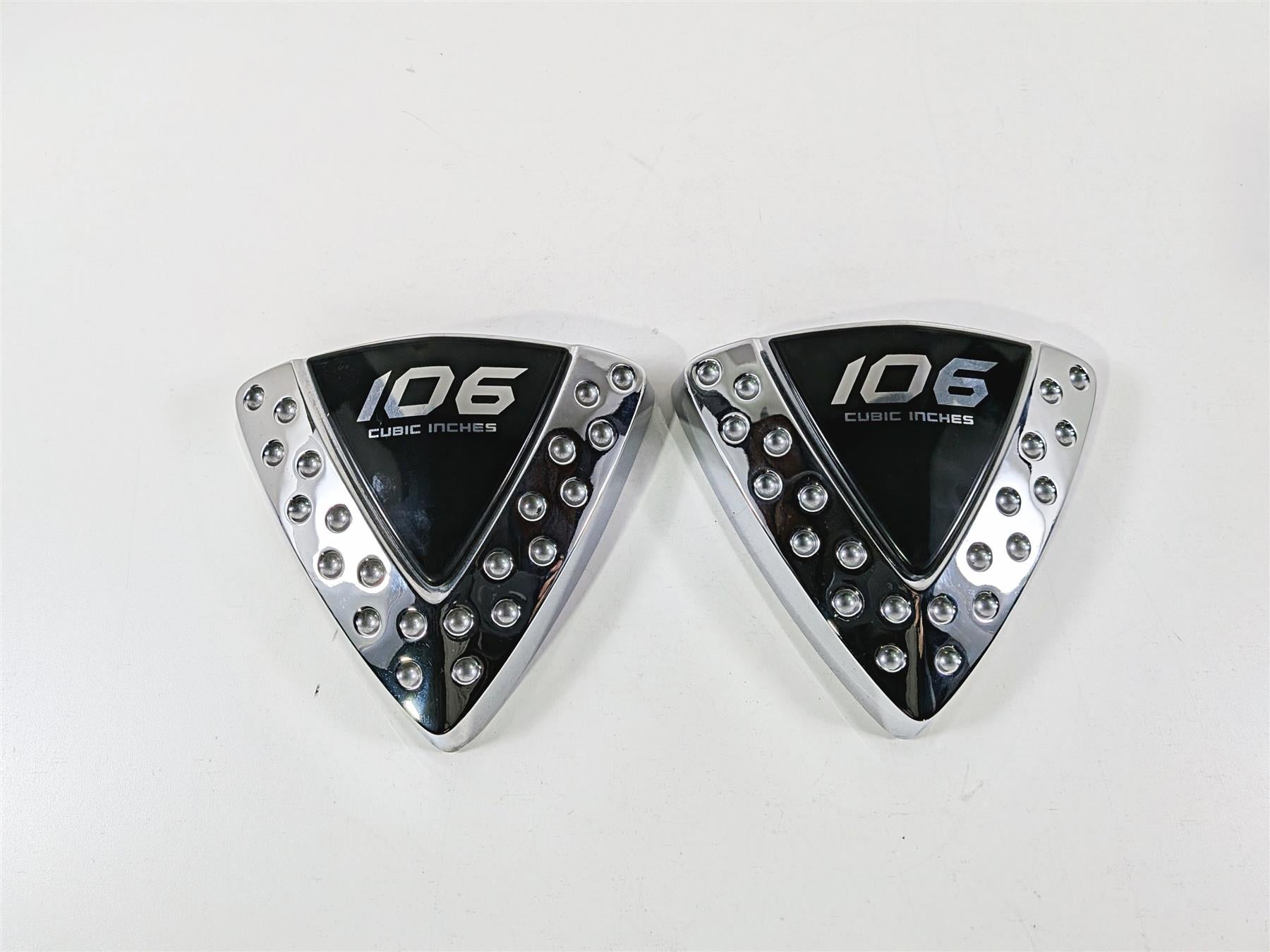 2013 Victory Vision Tour Left Right Triangle Chrome Side Cover Set 5245659 {{ shop.shopifyCountryName }} - Mototech271