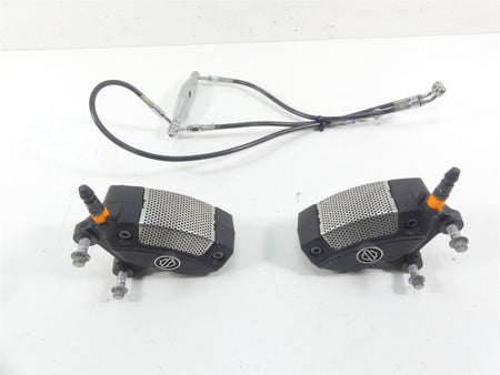 2011 Harley VRSCF Muscle Rod Front Brake Caliper + Lines Set 44732-08 44731-08 {{ shop.shopifyCountryName }} - Mototech271