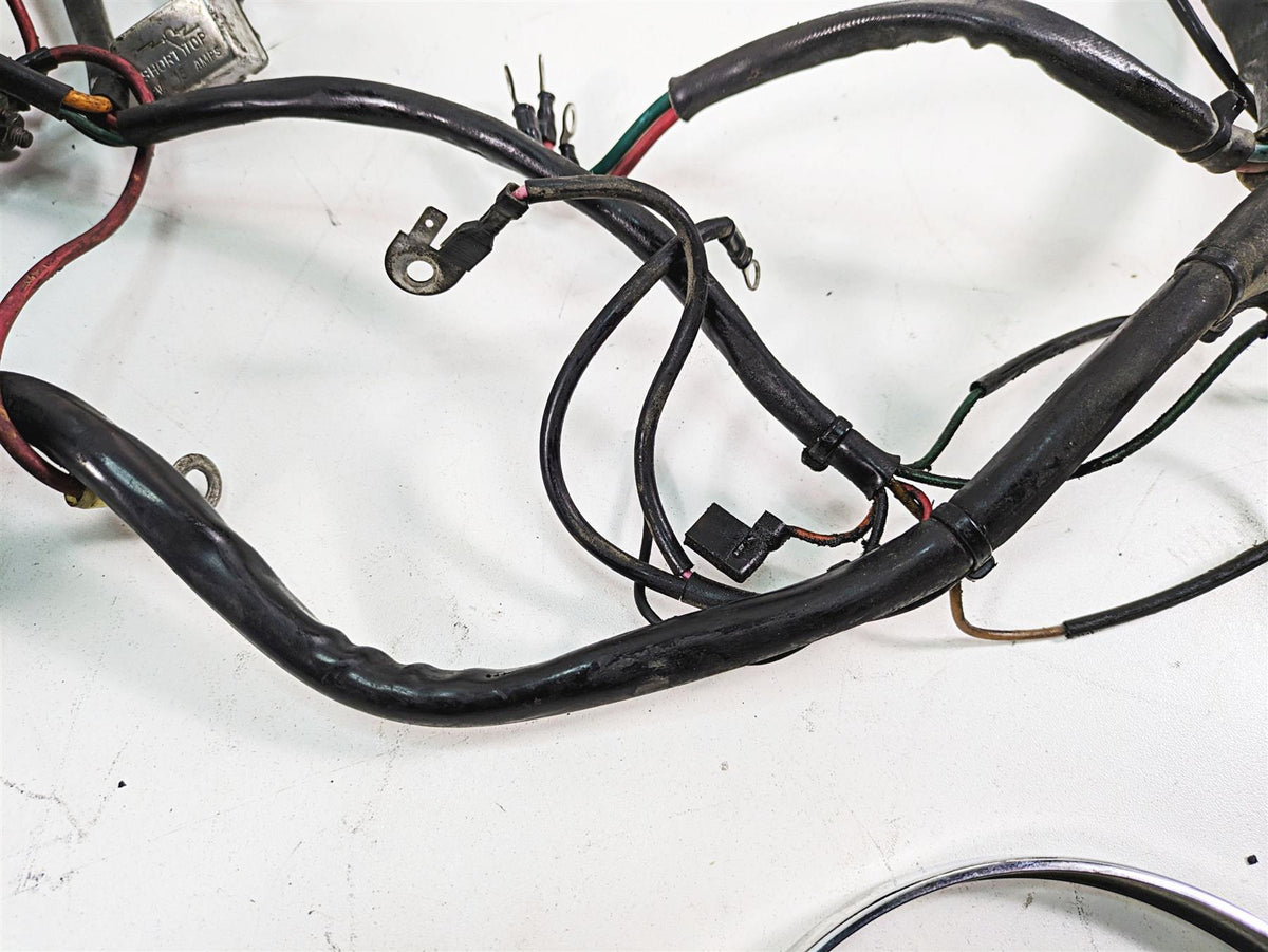 1986 Harley Sportster XLH 883 Main Wiring Harness + Headlight For Parts 70135-86 {{ shop.shopifyCountryName }} - Mototech271