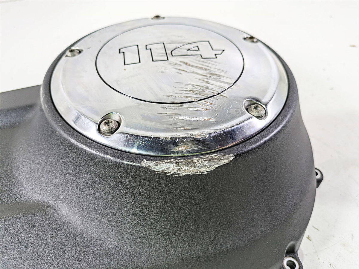 2018 Harley Softail FXFBS Fat Bob Outer Primary Drive Clutch Cover 25700559 {{ shop.shopifyCountryName }} - Mototech271
