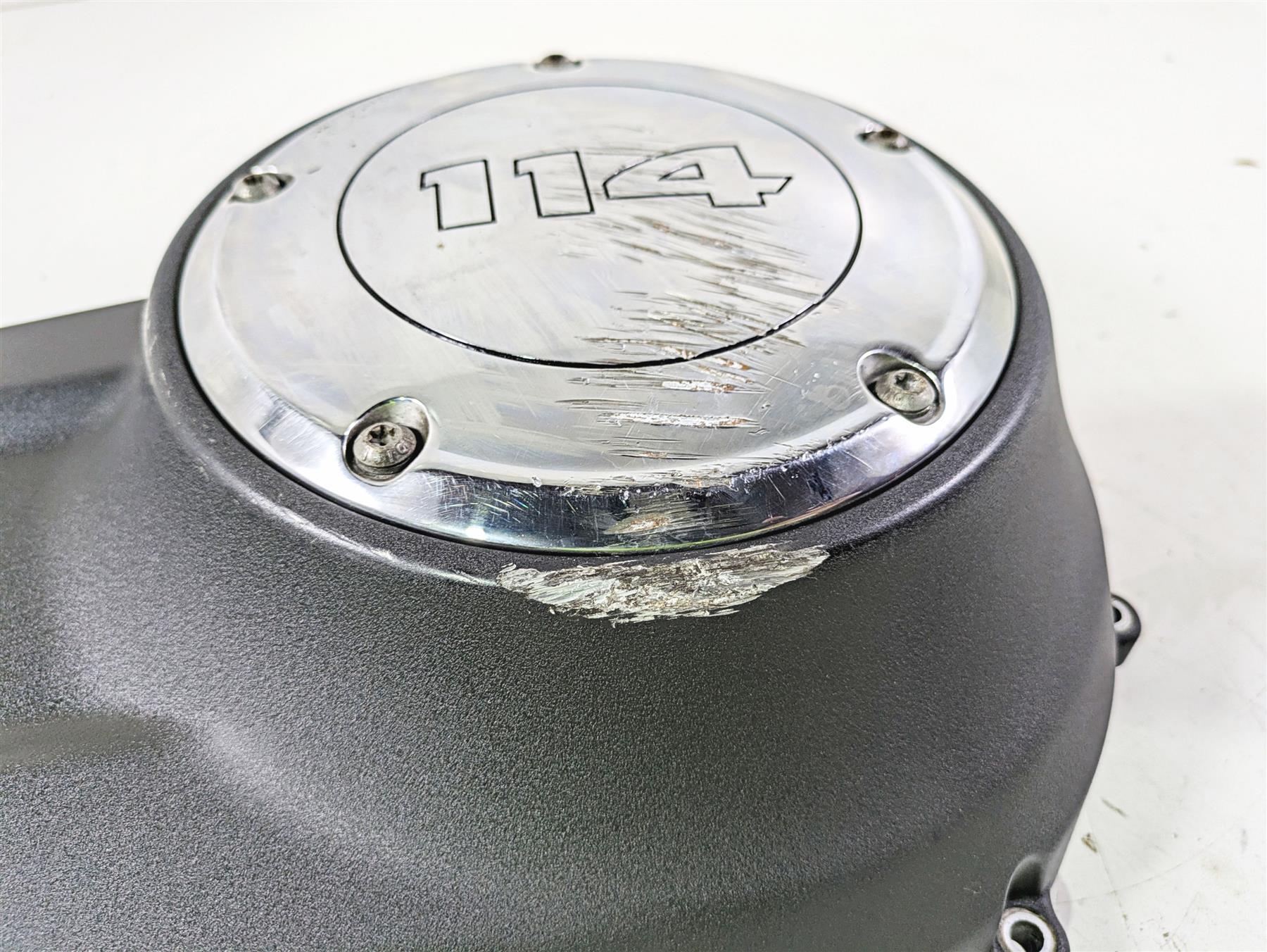2018 Harley Softail FXFBS Fat Bob Outer Primary Drive Clutch Cover 25700559 {{ shop.shopifyCountryName }} - Mototech271