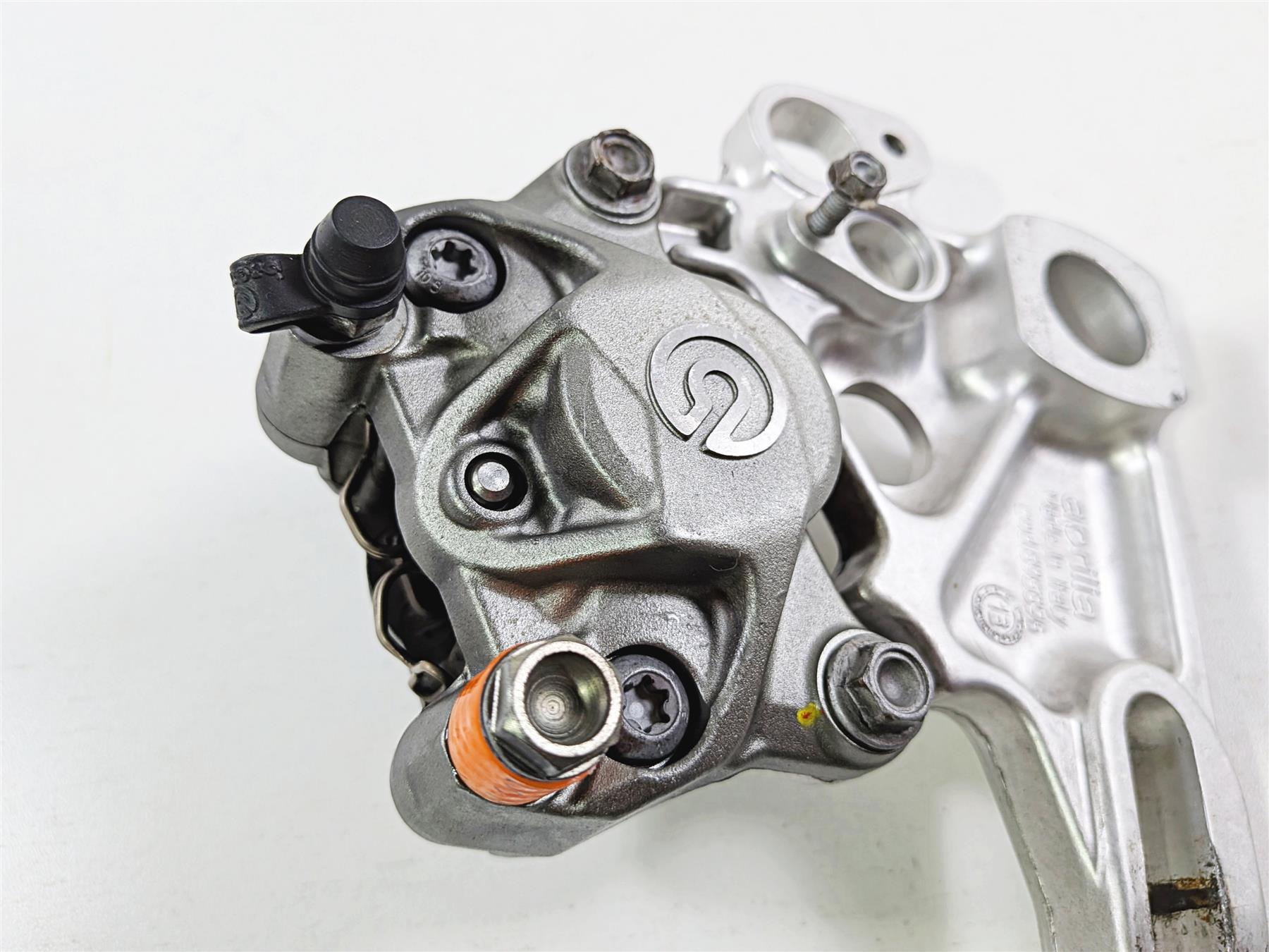 2014 Aprilia RSV4 RR Factory Rear Brembo Brake Caliper & Bracket B044357 {{ shop.shopifyCountryName }} - Mototech271