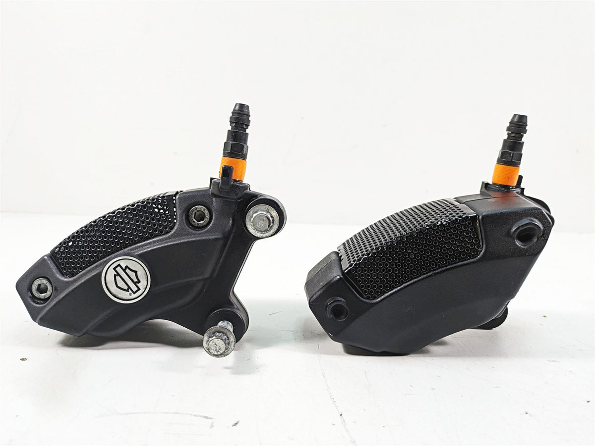 2013 Harley Touring FLHX Street Glide Nice Front Brake Caliper Set 43027-08 {{ shop.shopifyCountryName }} - Mototech271