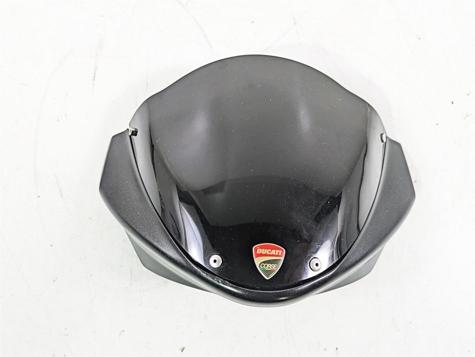 2009 Ducati Monster 1100 S Windshield Wind Screen Shield & Mount 48130531A {{ shop.shopifyCountryName }} - Mototech271