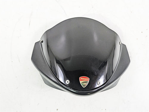 2009 Ducati Monster 1100 S Windshield Wind Screen Shield & Mount 48130531A | Mototech271