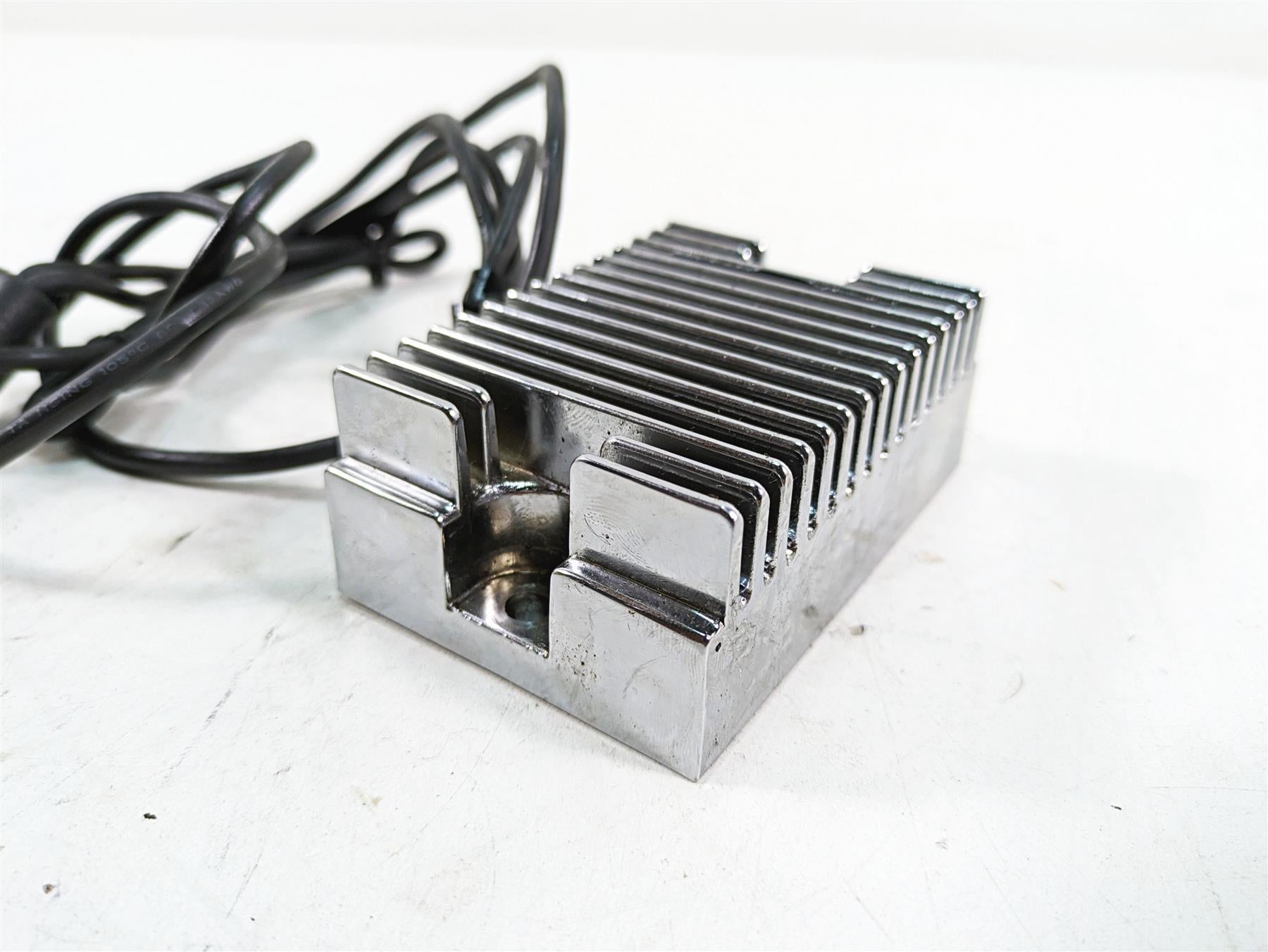 1990 Harley Sportster XLH883 XL883 Chrome Rectifier Voltage Regulator 74523-84A {{ shop.shopifyCountryName }} - Mototech271