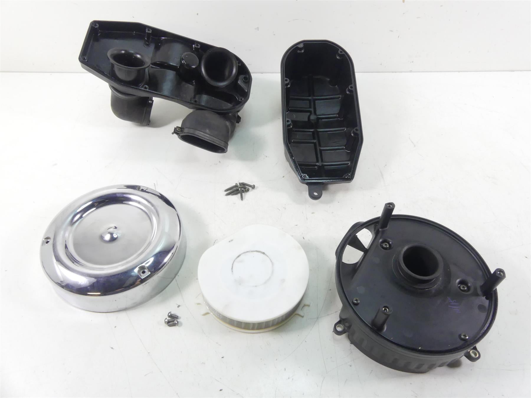 2002 Yamaha XVS1100 V-Star Air Box Filter Cleaner Breather Set 5EL-14432-00-00