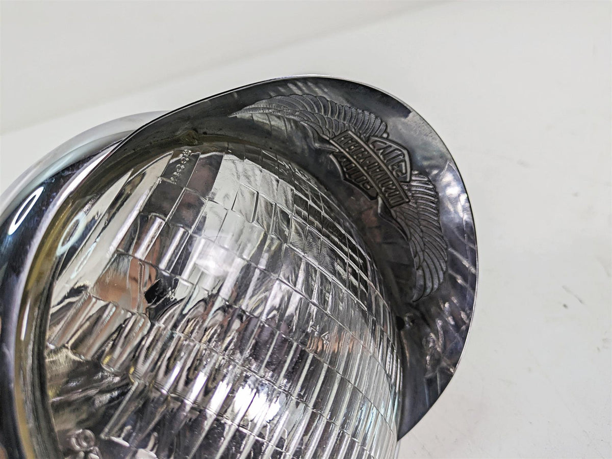 2000 Harley FXSTS Softail Springer Headlight Head Light Lamp + Visor 69769-05A {{ shop.shopifyCountryName }} - Mototech271