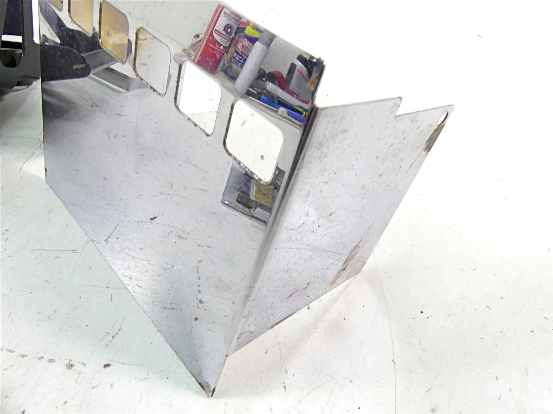 1997 Harley Sportster XL1200 C Battery Tray Holder Box + Chrome Covers 66194-49A {{ shop.shopifyCountryName }} - Mototech271