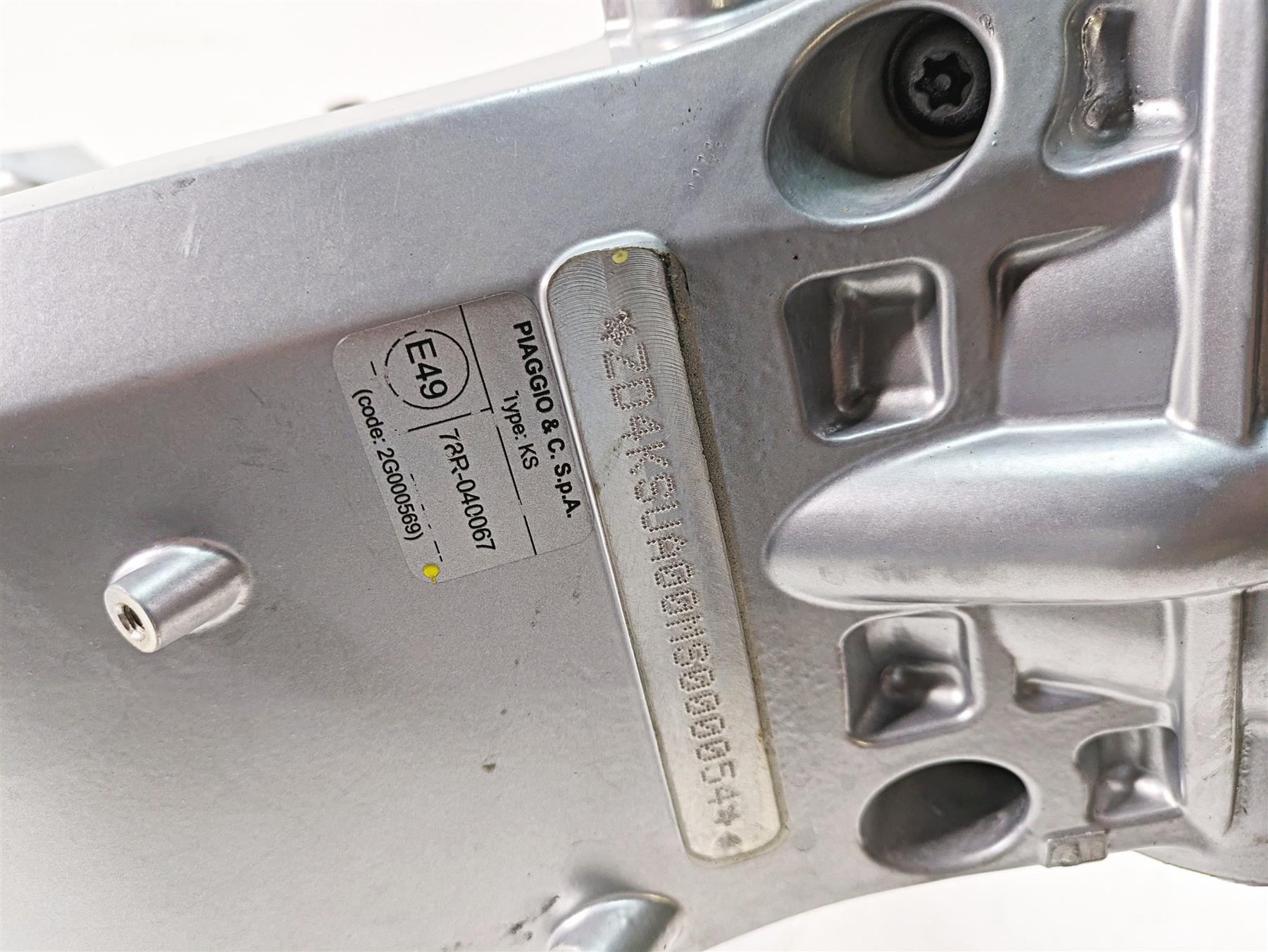 2021 Aprilia RS660 Straight Main Frame Chassis With Texas Salvage Title -Read 2B006475 {{ shop.shopifyCountryName }} - Mototech271