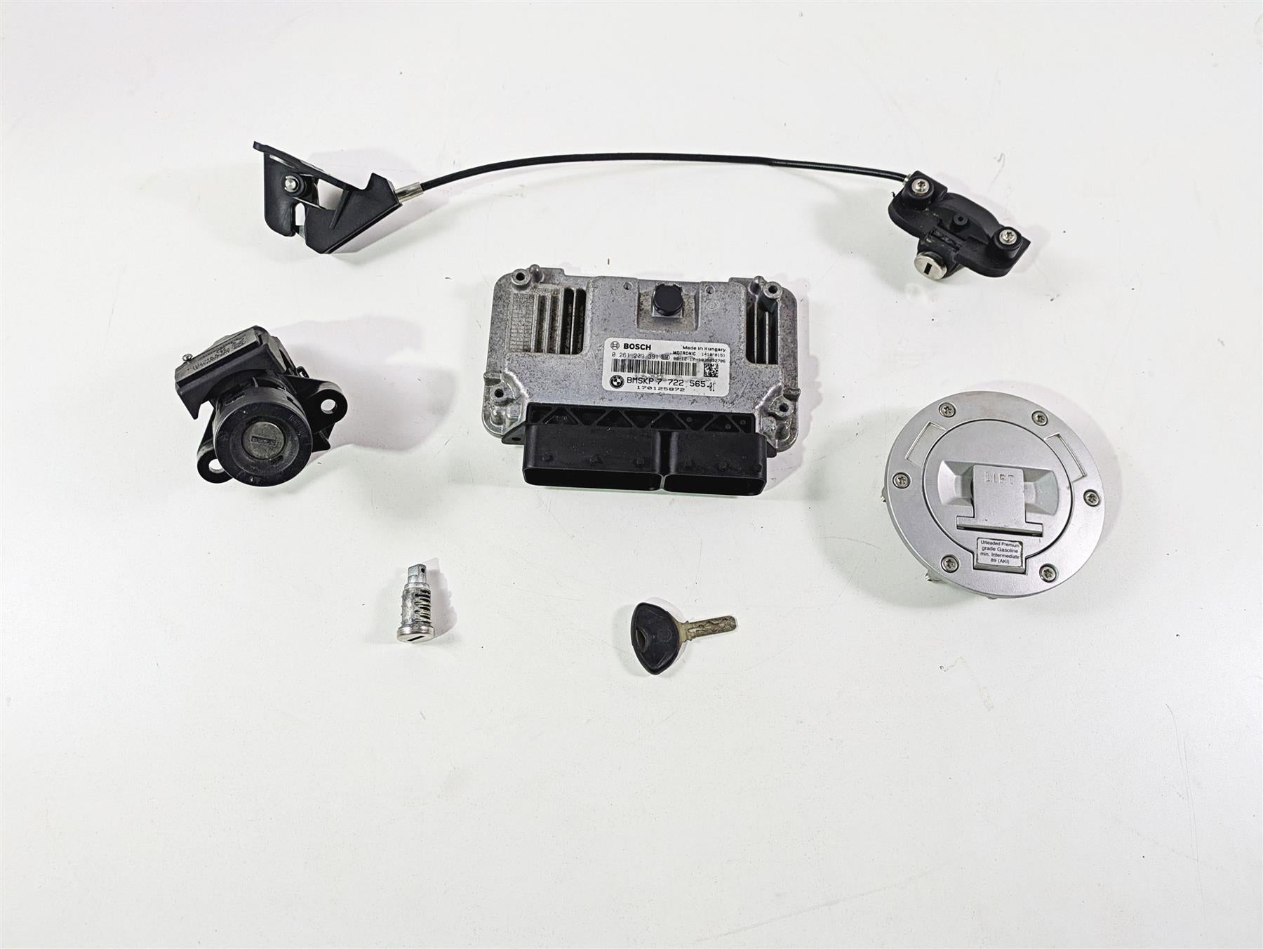 2010 BMW R1200RT K26 Cdi Ecu Ecm & Ignition Switch Set 7722565 5125770007 {{ shop.shopifyCountryName }} - Mototech271