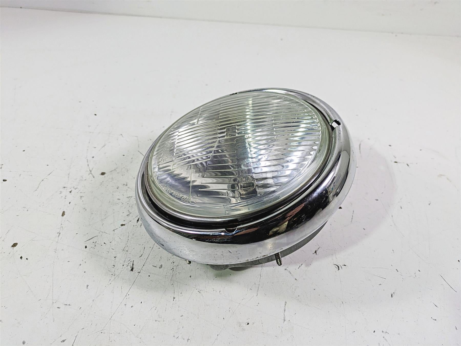 2003 Harley Touring FLHTCUI 100TH E-Glide Headlight Head Light Lamp 67728-02A {{ shop.shopifyCountryName }} - Mototech271