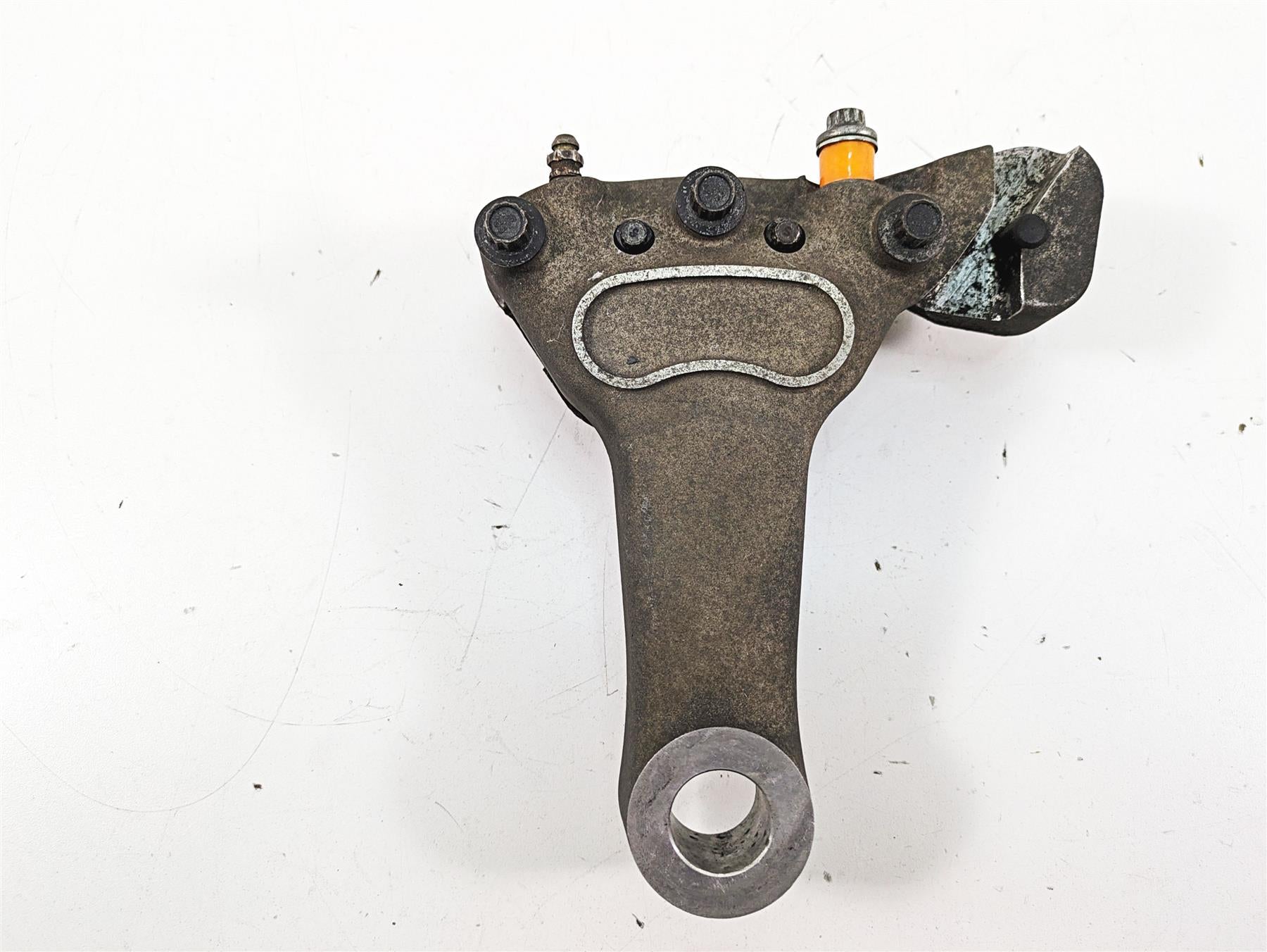 2005 Harley Touring FLHTCUI Electra Glide Rear Brake Caliper & Bracket 44080-02C