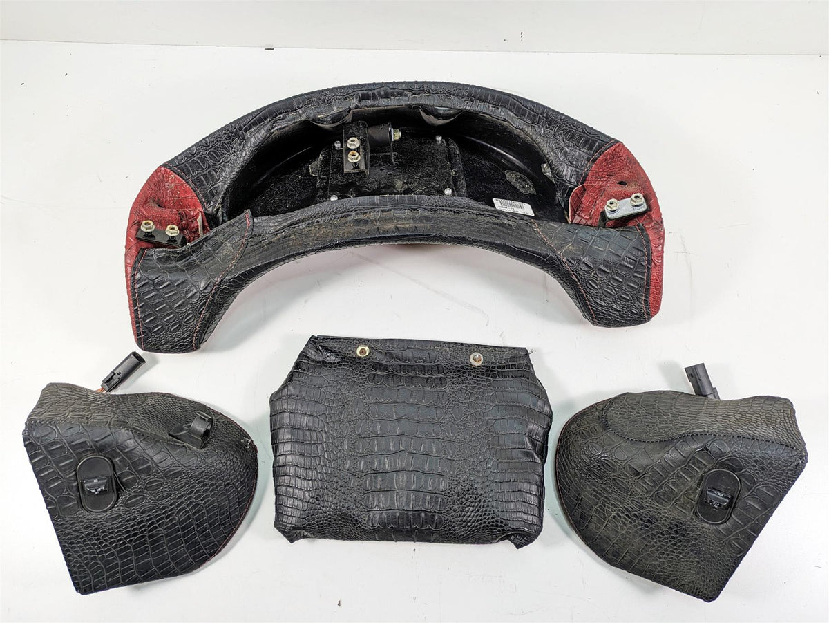 09-13 Harley Touring Alligator Skin Trunk Backrest & Speaker Housings 52950-10 {{ shop.shopifyCountryName }} - Mototech271