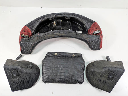 09-13 Harley Touring Alligator Skin Trunk Backrest & Speaker Housings 52950-10 {{ shop.shopifyCountryName }} - Mototech271